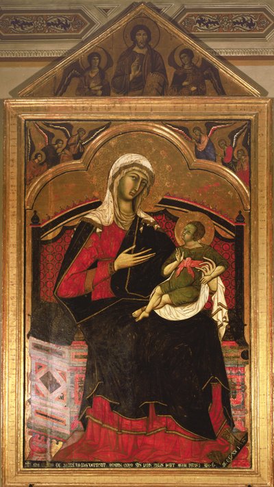 Virgin and Child by Guido da Siena